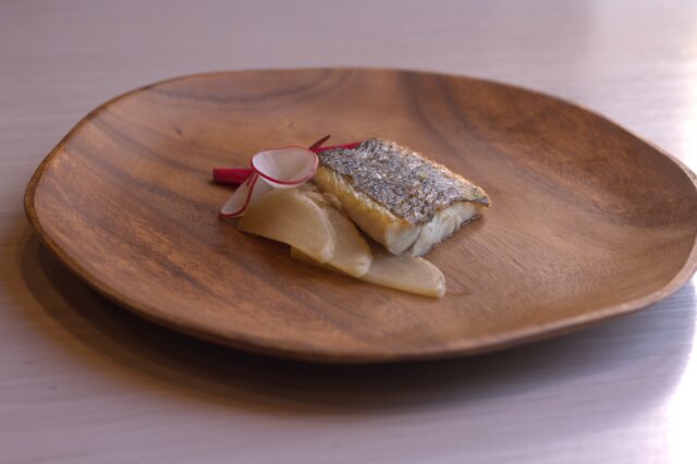Pan Fried Barramundi dish